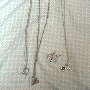 3 Necklaces + Charm